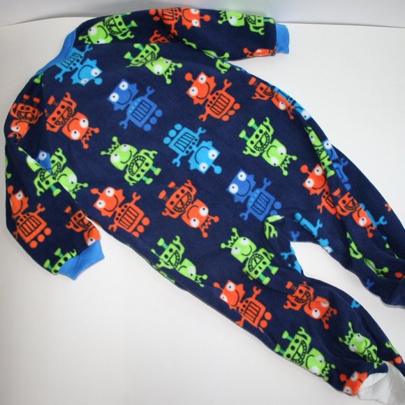 18M Robot Cool Footie Pajamas EUC Gerber Boy 2 pc! - Picture 6 of 16